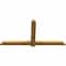 Ekena Millwork Eugene Rough Sawn Timber Gable Bracket, Western Red Cedar, 60"W x 30"H x 2"D x 4"F, 12/12 Pitch GBW060X30X0204EUG00RWR - alternate 4